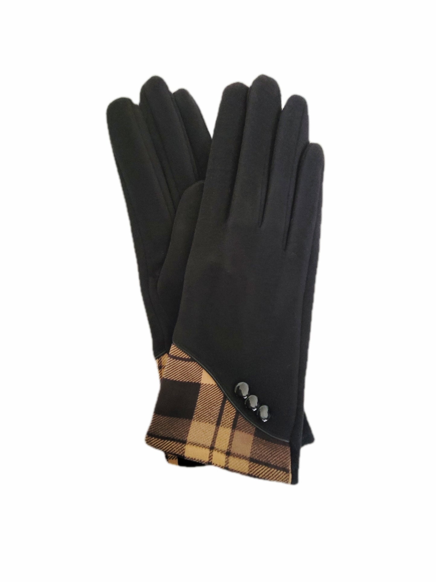 Woman fabric gloves