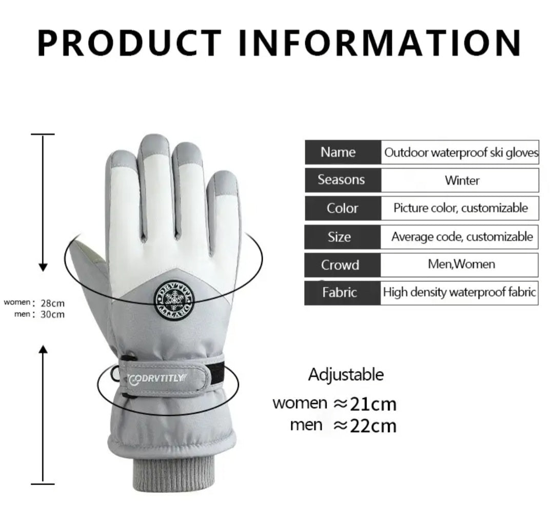 Women and Men Outdoor Sports Gloves for Ski, Biking ,Running Working and More
