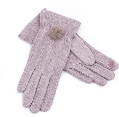 Woman fabric gloves