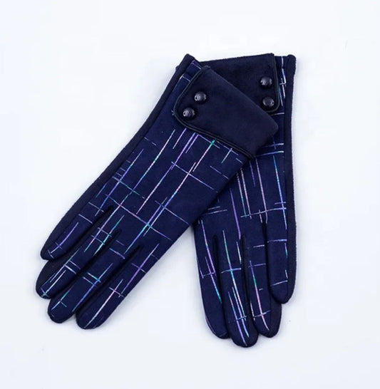 Woman fabric gloves