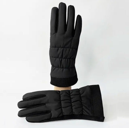 Woman fabric gloves