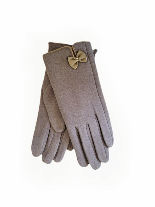 Woman fabric gloves