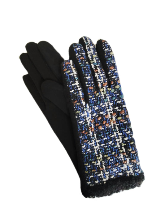Woman fabric gloves