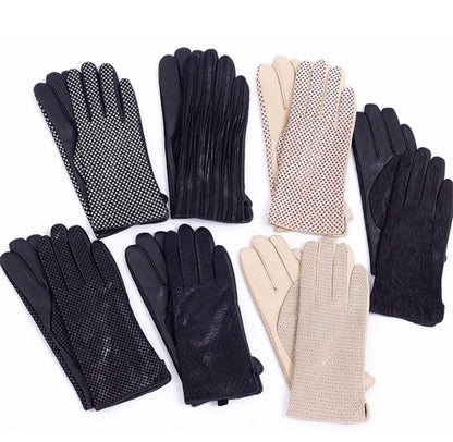 Shipskin Leather Gloves for Women