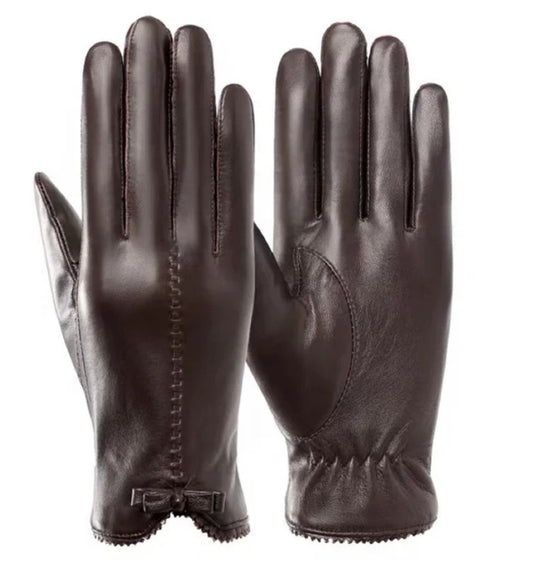 Elegant Shipskin Leather Gloves for Women