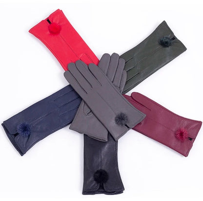 Shipskin Leather Gloves  For Women