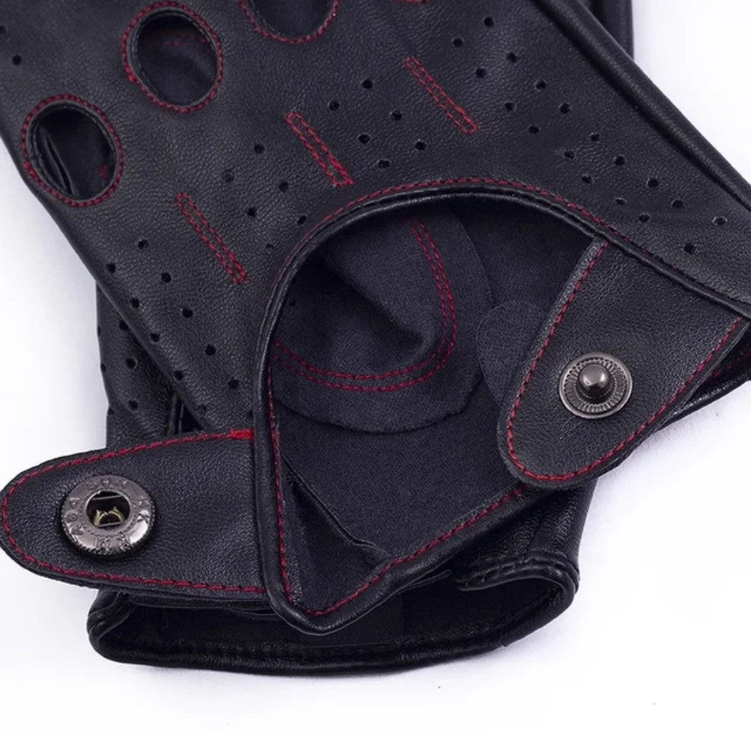 Sexy Winter Shipskin Leather Gloves