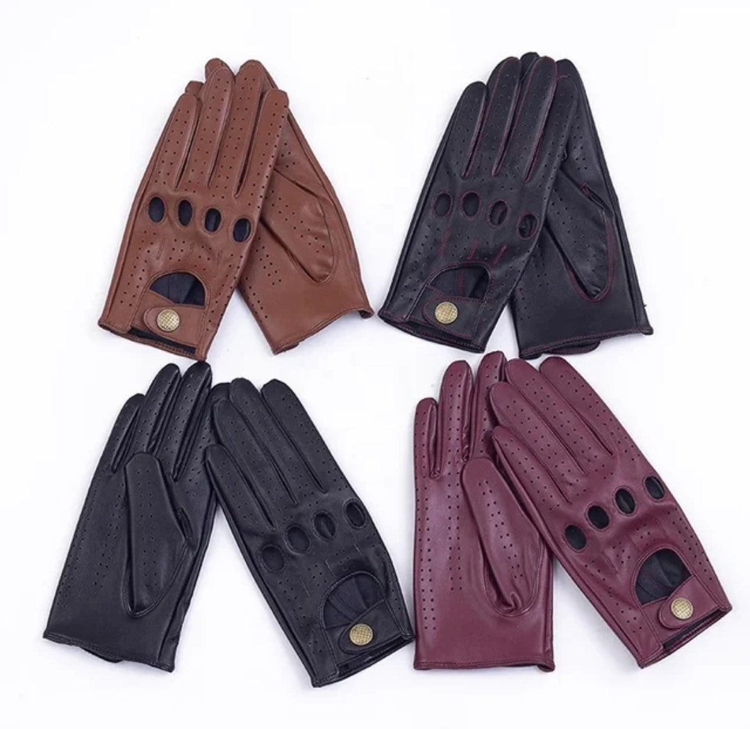 Sexy Winter Shipskin Leather Gloves
