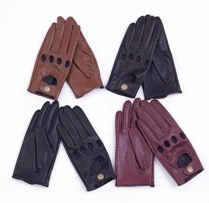 Sexy Winter Shipskin Leather Gloves